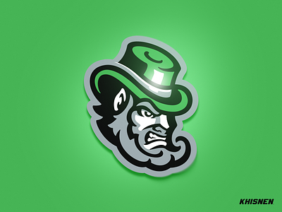 Leprechaun irish leprechaun logo mascot sport sports logo