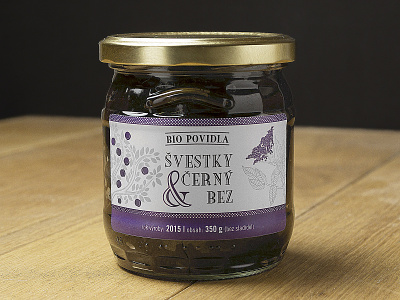 Label - plums and elderberry black elderberry food gray label label design label packaging labeldesign plums sticker vector violet