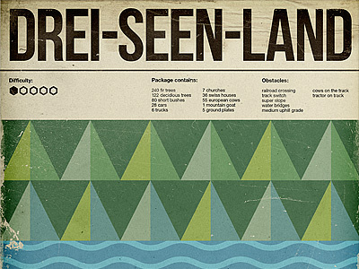 Drei Seen Land 70s bebas design dirt graphic grunge helvetica minimalist minimalistic modern paper swiss switzerland textures