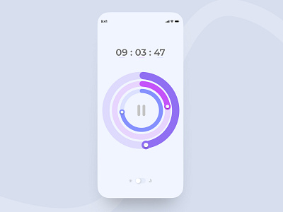 DailyUI - Countdown timer 014 app design app ui bestuidesign clock app countdowntimer dailyui time app ui design