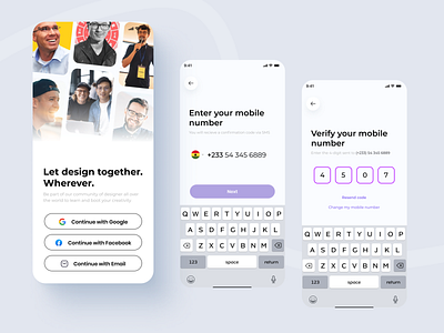 SMS Verification app design app ui bestuidesign otp signup smsconfirmation ui uiinpiration ux verification