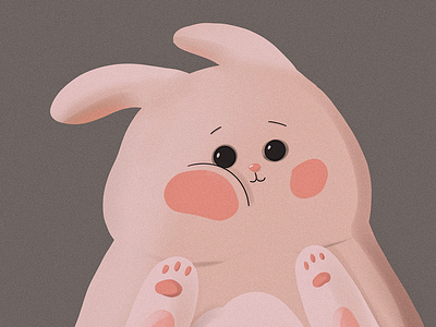 Bunny illustration bunny procreate