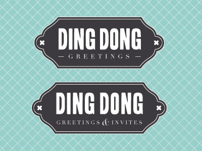 Ding Dong Logo idea 2 branding design logo typography