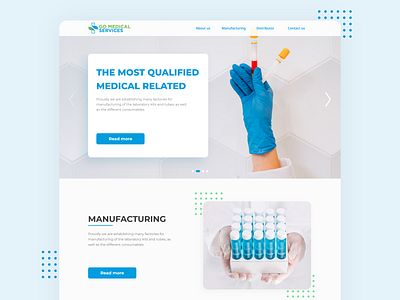 GoMedical website UI design graphic design ui