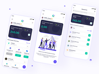 Business Expenses Sharing App - Financial - Qassemha