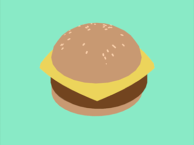 Burger.gif after effects animation burger c4d flat food gif graphic motion