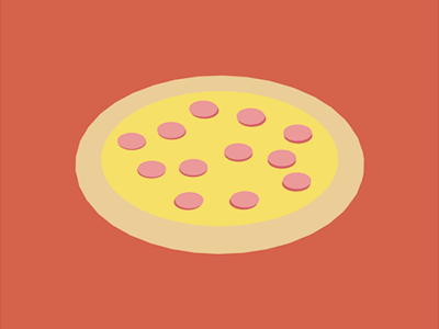 Pizza.gif after effects animation c4d flat food gif graphic motion pizza