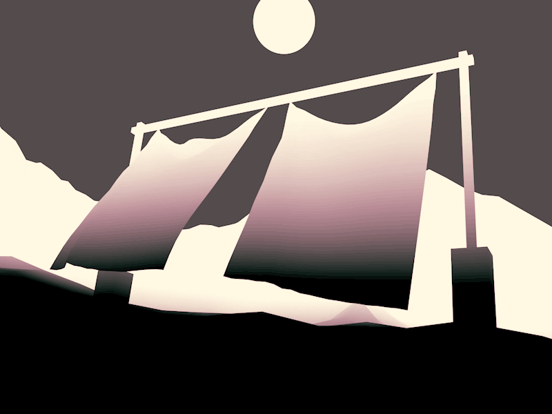 Turbulence.gif gif cinema 4d animation motion turbulence abstract geometry wind dynamics looping cloth cloth