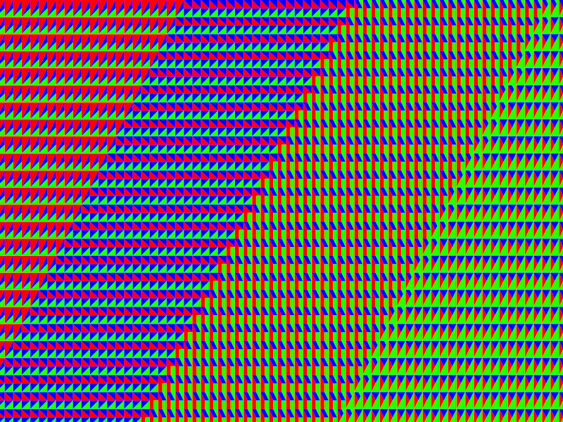 Test Pattern 3d after effects cinema 4d glitch pattern photoshop rgb test