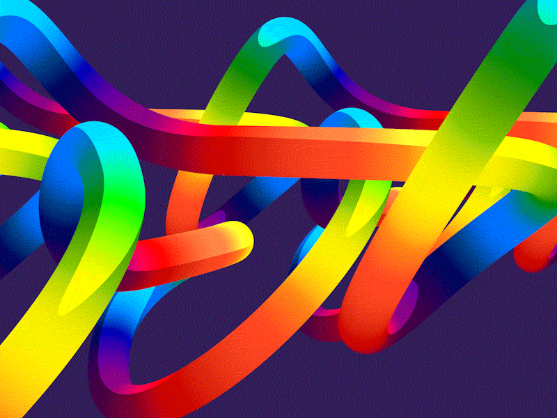 GummyGuts.gif animation c4d games gif graphic hypnotic kart mario minimal motion rainbow trippy