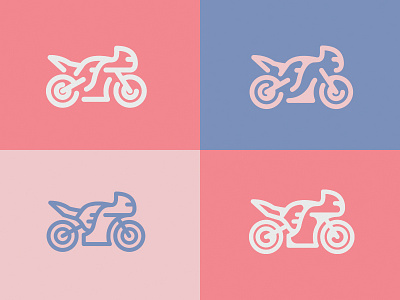 Superbike Ilustrations bike design icon illustration mono motorbike simple stroke superbike vehicle