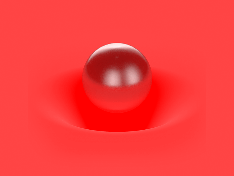 Crimson.gif abstract animation design form gif minimal motion red shape