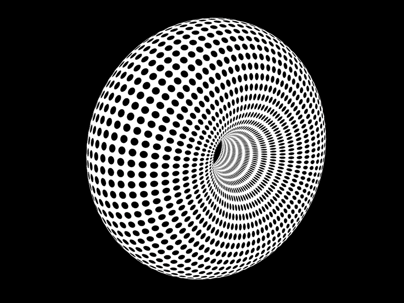 Inner.gif abstract animation design dots form gif minimal motion polkadots shape