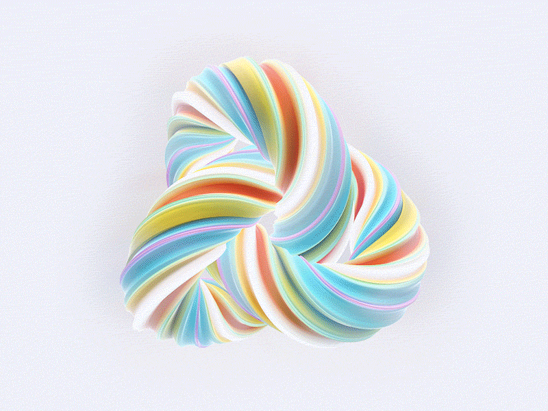 Link.gif 3d animation c4d colour design form gif illustration shape