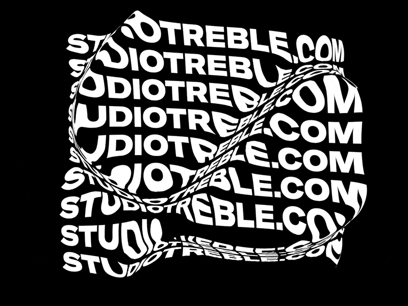 Studiotreble.com animation design digital gif illustration interactive logo motion type animation typography ui ux web webgl