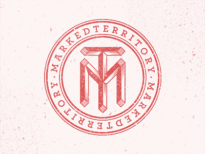 Marked Territory Process [GIF] animation crest doodle emblem gif illustrator lettering logo logomark mark noise photoshop process retro sketch type typography