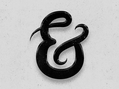 Late night ampersand doodle — ampersand doodle fun illustrator lettering photoshop script sketch type typography