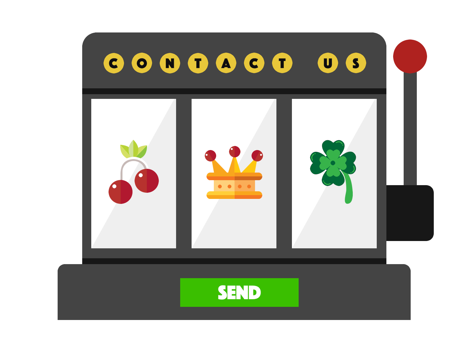 Contact Us - Vegas style baby!!! contact us dailyui slot machine