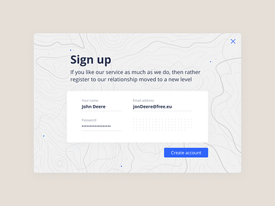 Registration page daily 100 challenge dailyui dailyui001 ui