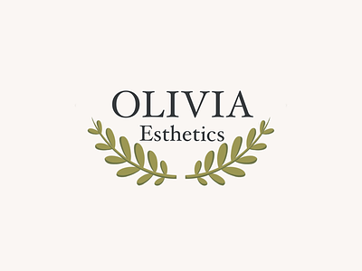 Brand Logo for Olivia Esthetics aesthetic boho brand esthetician esthetics graphic design illustration logo logo design simple