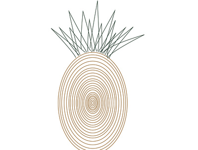 Alternative pineapples 01 design illustration vector