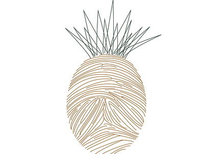 Alternative pineapples 03 design illustration vector