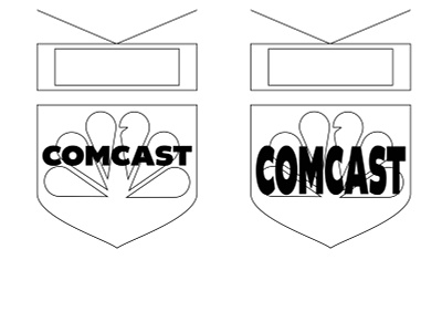 Comcast branding design logo vector