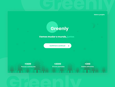 Greenly - Landing page figma landingpage minimal minimalism nature ui web webdesign