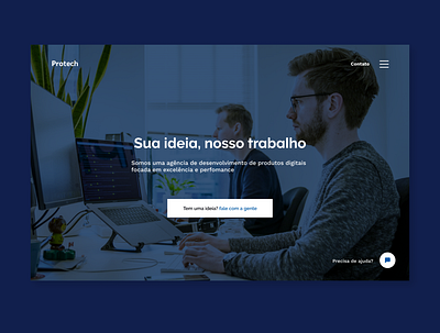 Protech agency company developer figma team ui web webdesign
