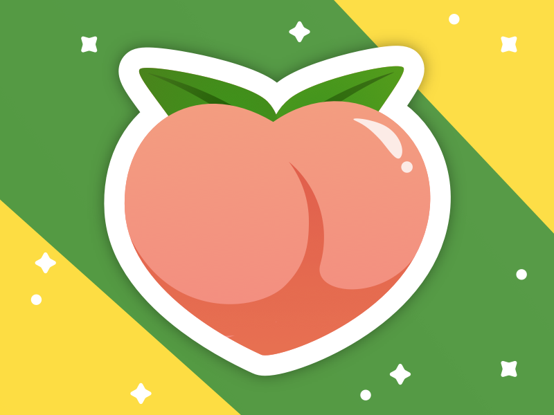 Brazil Peach Bum 🍑 by Nicolai Bak Jensen on Dribbble