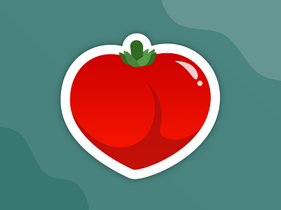 Juicy Tomato🍅 fresh juicy playoff sticker tomato