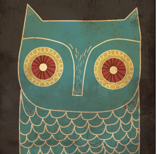 owls aren't lame animals art cards costumes illustration owls papergoods print texture