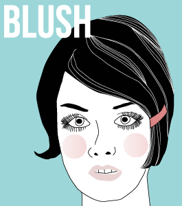 you make me blush abstract art color female illustration line drawings lines type