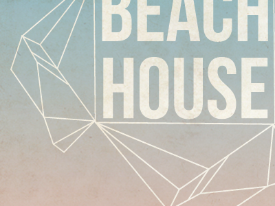 beach house art bands gradient illustration lines music posters text texture