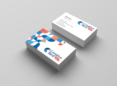 Business card for Marketing agency art bird branding design illustrator logo marketing personal brand vector