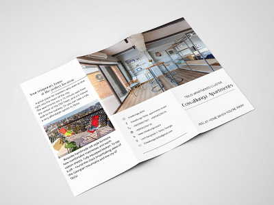 Cowabunga apartments booklet advertising apartments booklet branding brochure brochure design design marketing vector