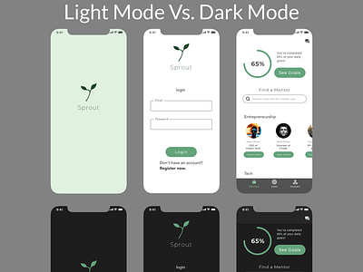 Dark Mode v Light Mode