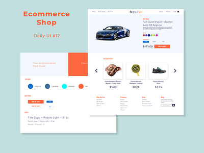 Ecommerce - Single Item daily ui dailyui design illustration ui ux