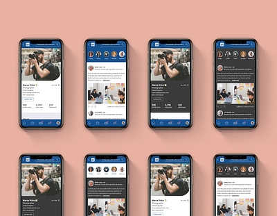 LinkedIn UI Update android brand clean design interaction ios layout minimal strategy ui ux visual