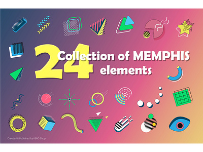 Collection of MEMPHIS elements.