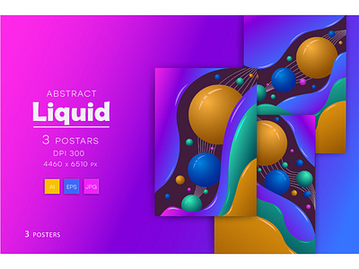 Colorful fluid abstraction.
