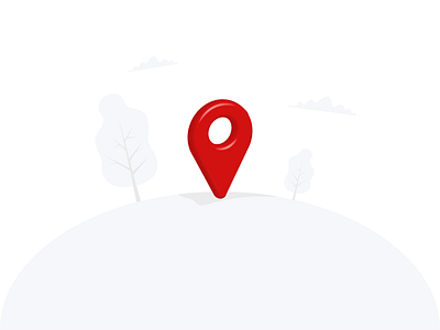 GPS Location - Flat Design