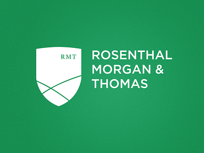 Rosenthal, Morgan & Thomas Logo branding financial logo