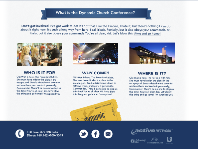 Dynamic Church 2012 Website design ui web website
