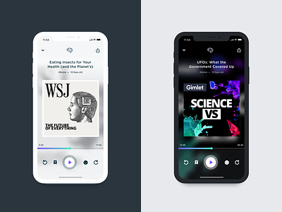 Scout.fm Themed Player app music player podcast podcasts theme ui
