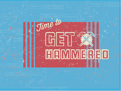 Get Hammered 2 hammer hammered illustration type