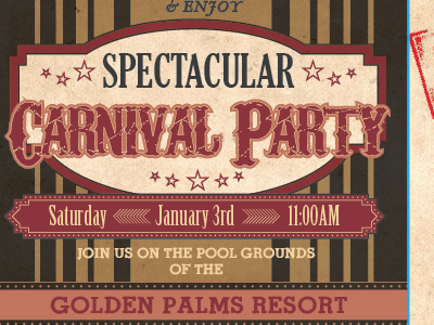 Carnival Party Invite