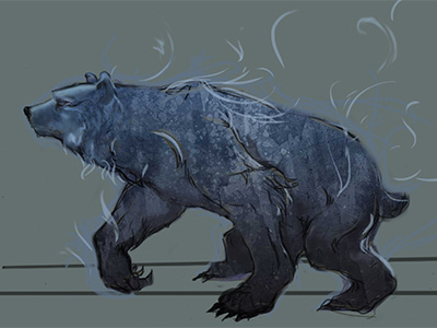 Spirit Bear bear ghost grizzly guide illustration spirit totem