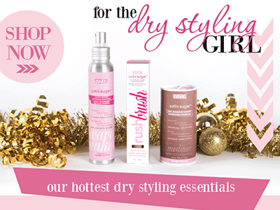Email Marketing - Dry Styling art direction dry bar dry styling photography product shampoo
