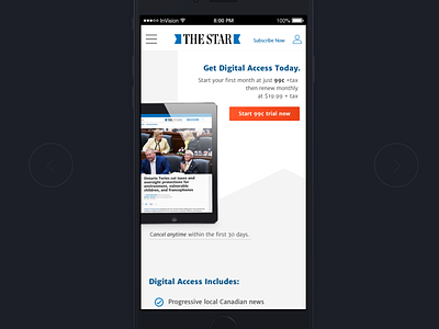 Subscribe Page design invision news product sketch subscribe type typography ui ux web